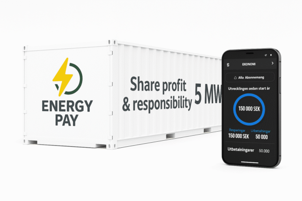 Batteri 5 MWh Energilagring