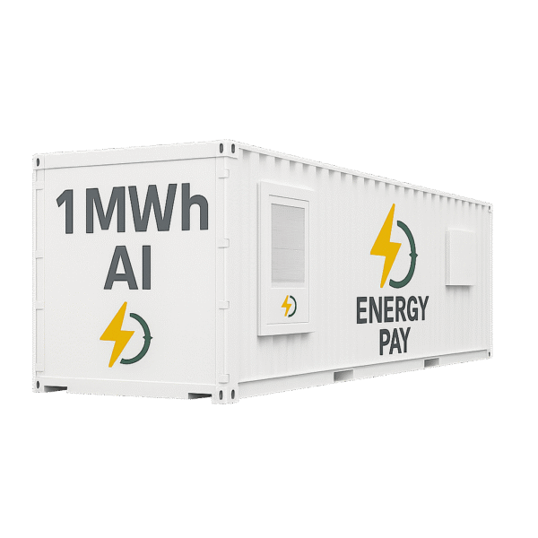 Batteri energilagring AI 1 MWh - 4 MWh